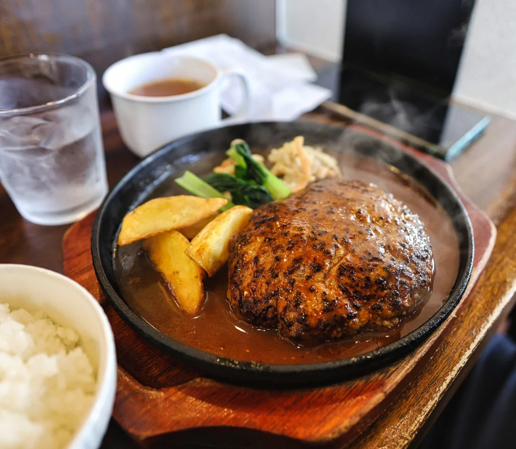 후쿠오카 함박스테이크 맛집 쟈포네 방문기 | 나카스 카와바타 현지인 추천 식당