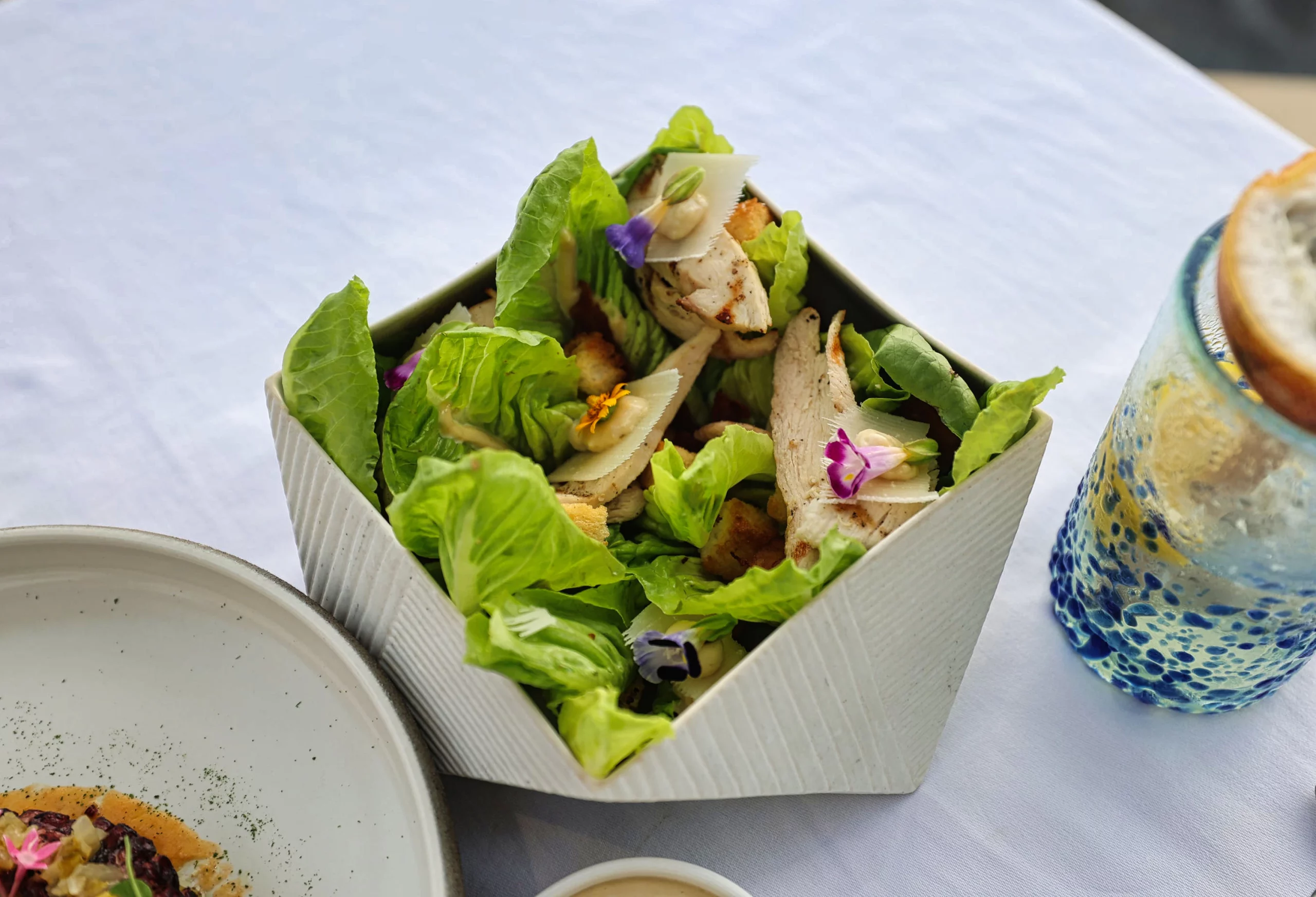 Healthy salad option during travel