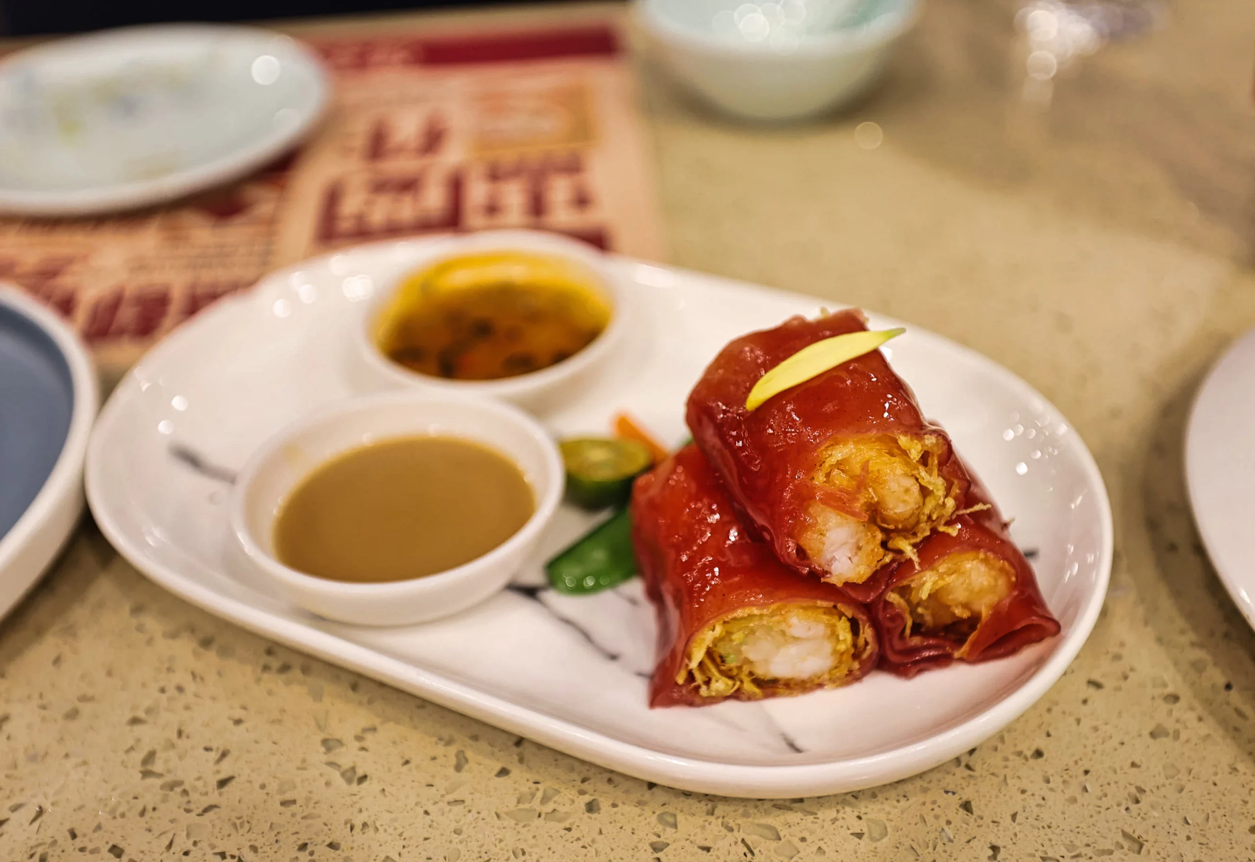 Ordering an additional smaller portion of Hongmi Changfen