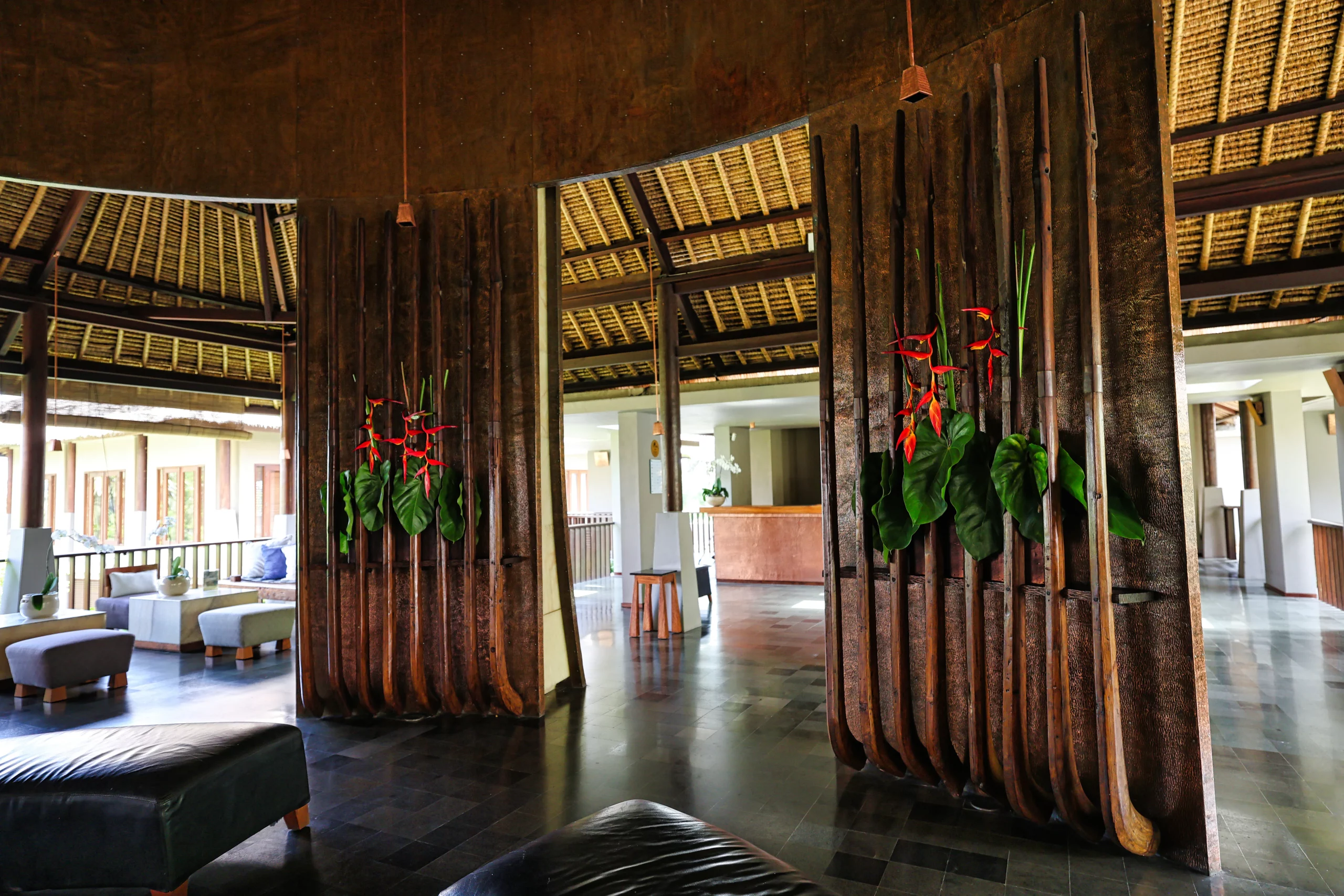 Lobby atmosphere at Maya Ubud Resort