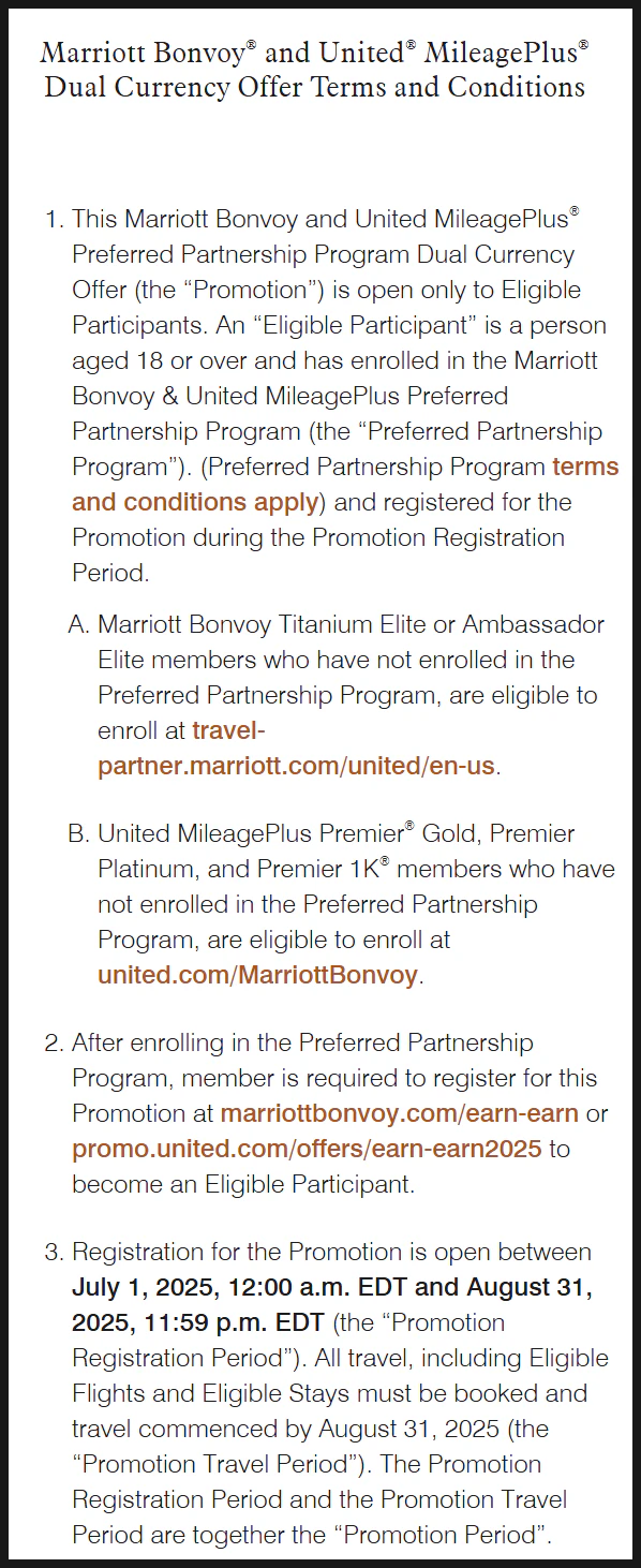 Checklist of steps to register for the promotion.