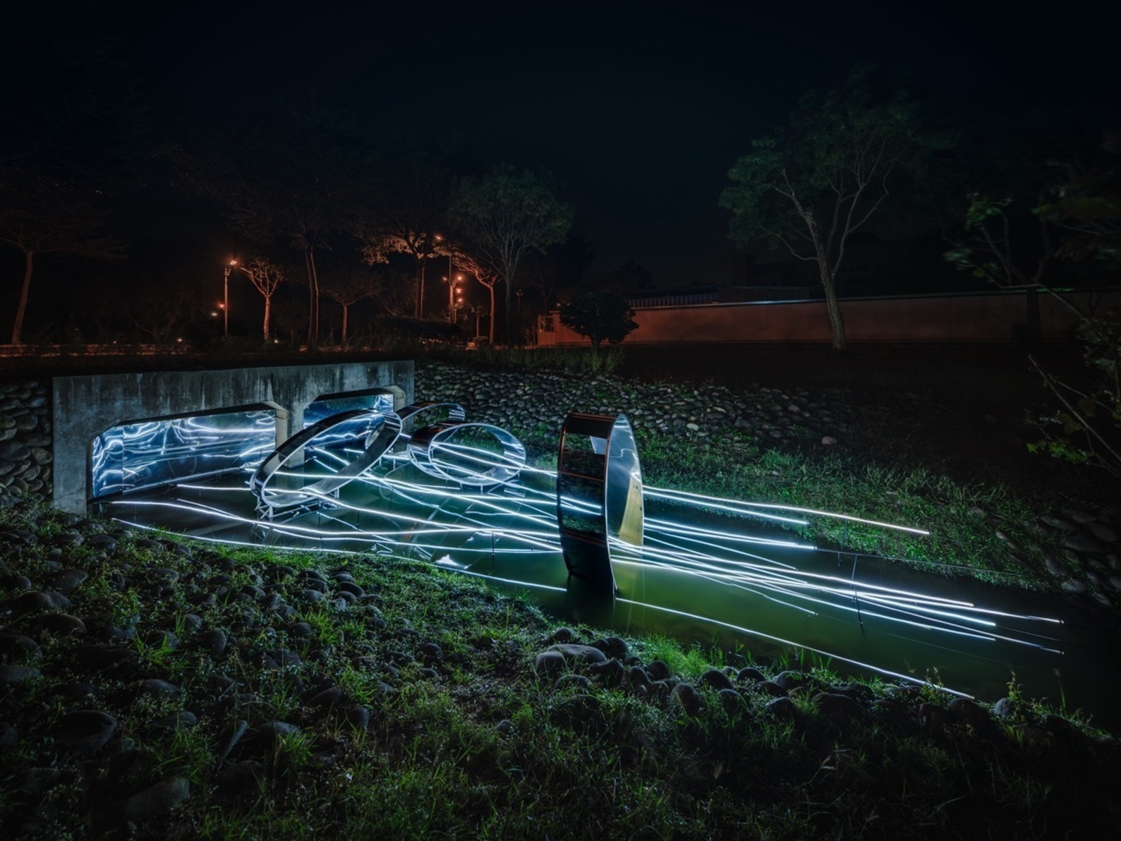 Dongxing Canal Light Art Festival；A Poem for the Landscapes on the Road-1