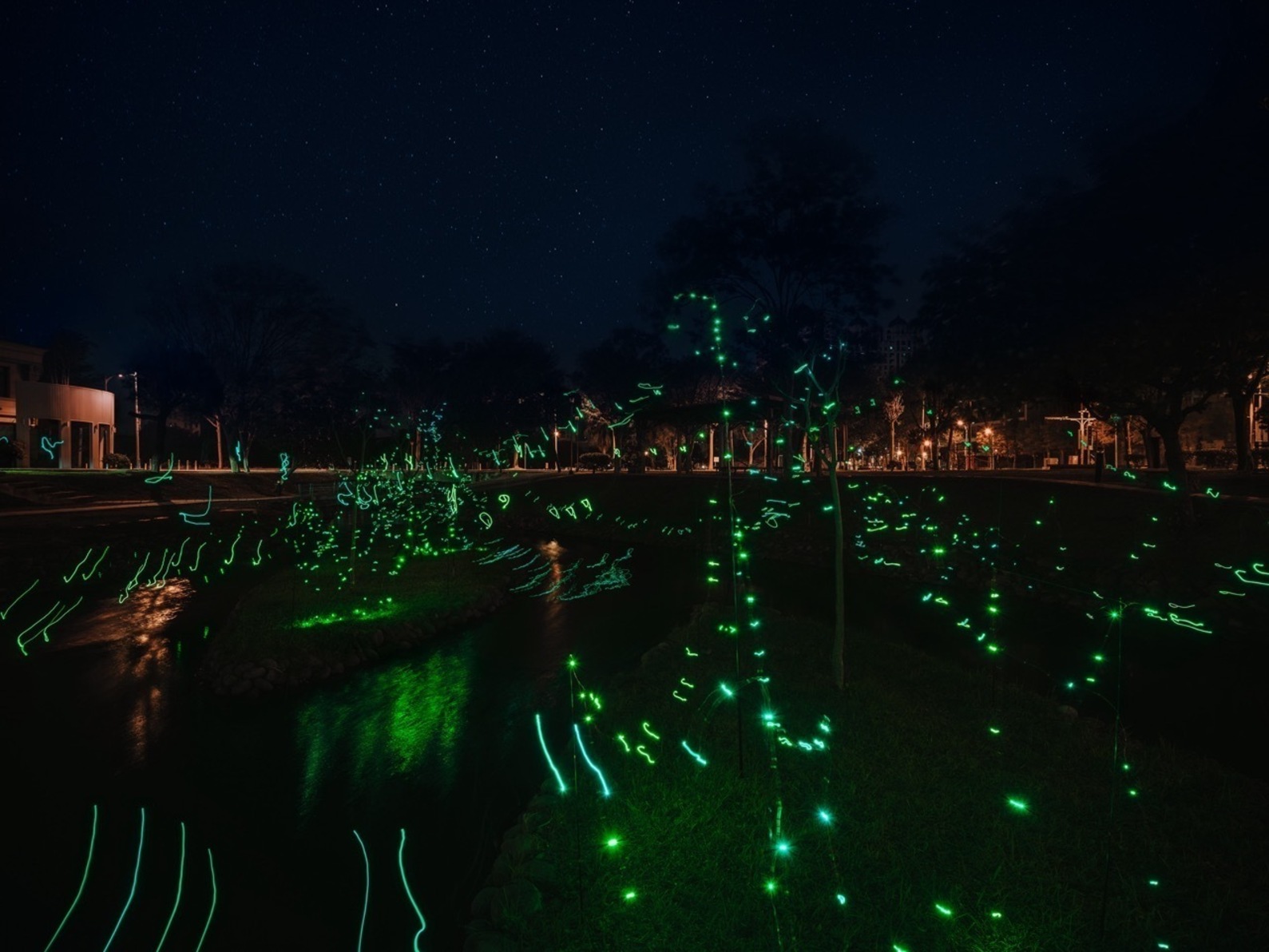 Dongxing Canal Light Art Festival；A Poem for the Landscapes on the Road-4
