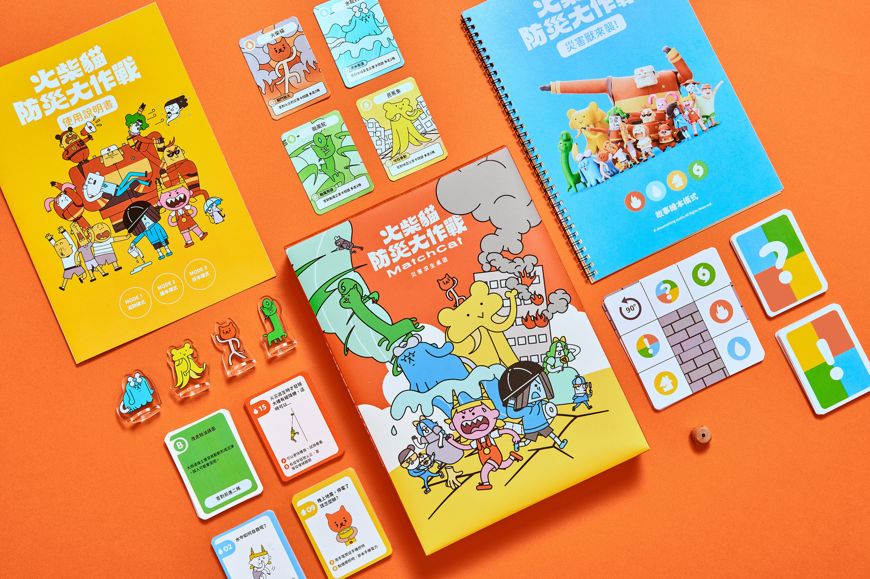 Match Cat Disaster Battle: disaster risk reduction board game-1