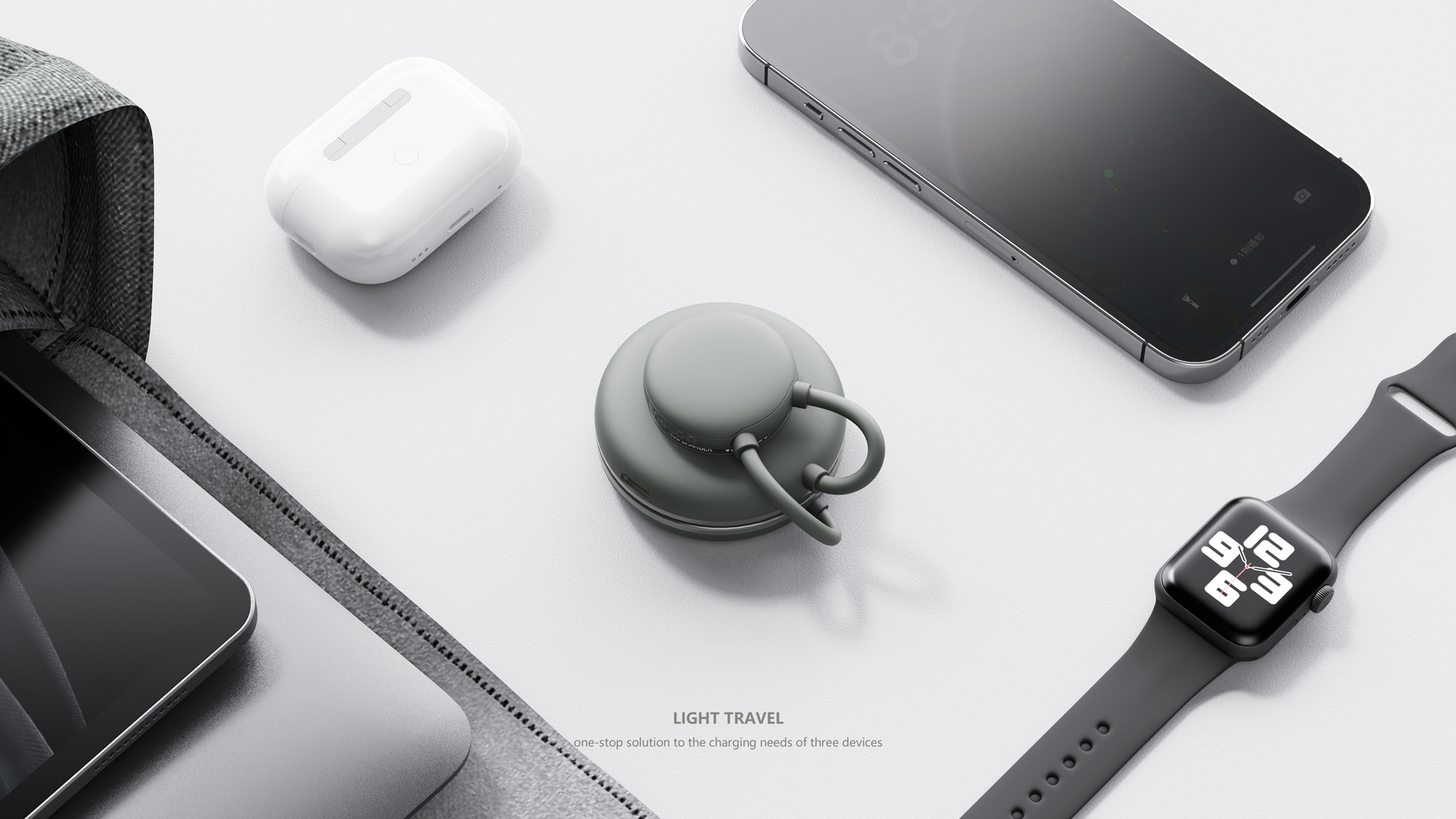 PicoGo AF11 Portable 3-in-1 Magnetic Wireless Charger -5