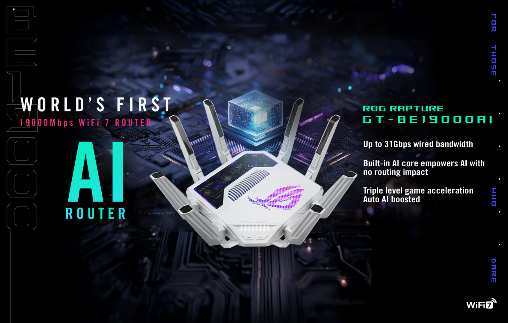 ROG Rapture GT-BE19000AI 三頻 WiFi 7 AI 電競路由器-1