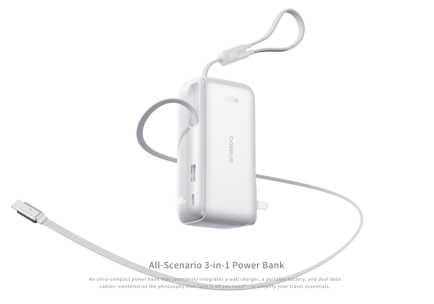 PicoGo AT31 超能充三合一伸縮線移動電源 USB-C版 10000mAh 67W-1