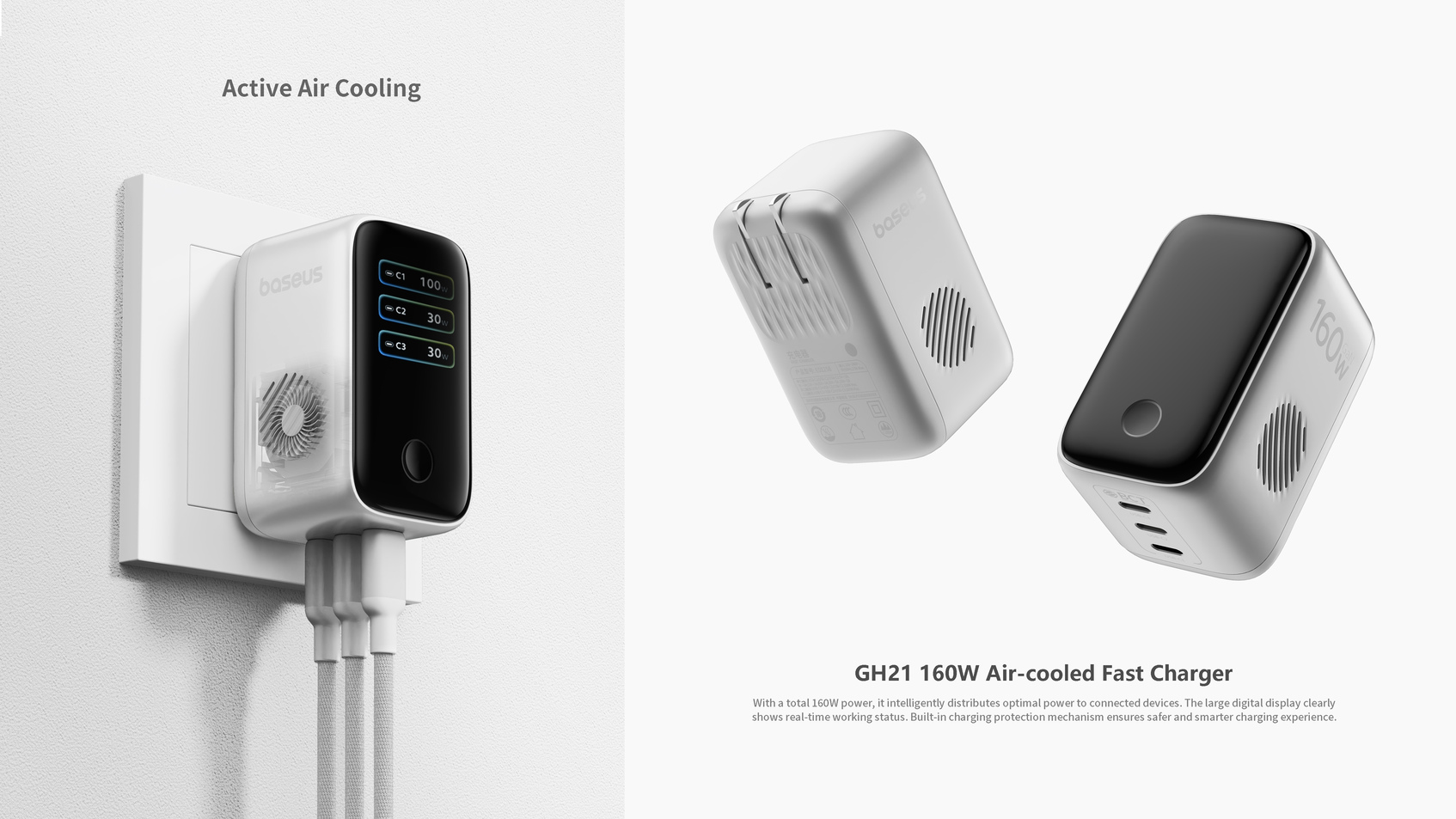 EnerGeek系列產品（GR21伸縮線移動電源雙C線  25000mAh &GD31滿速充多伸縮線智顯桌面充電站）-1