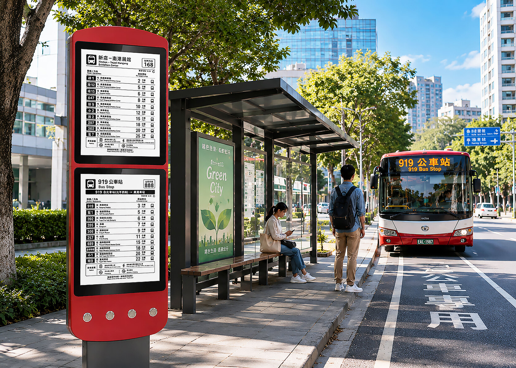 Double 13.3" BUS E-Paper Display Solution-1