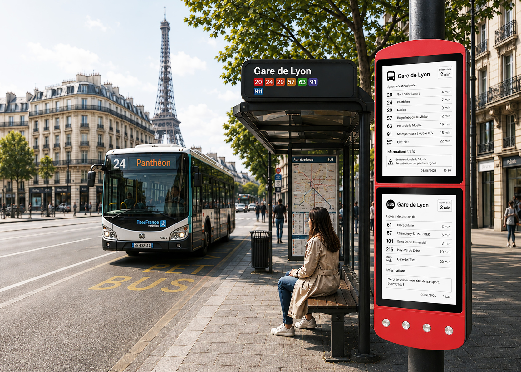 Double 13.3" BUS E-Paper Display Solution-2