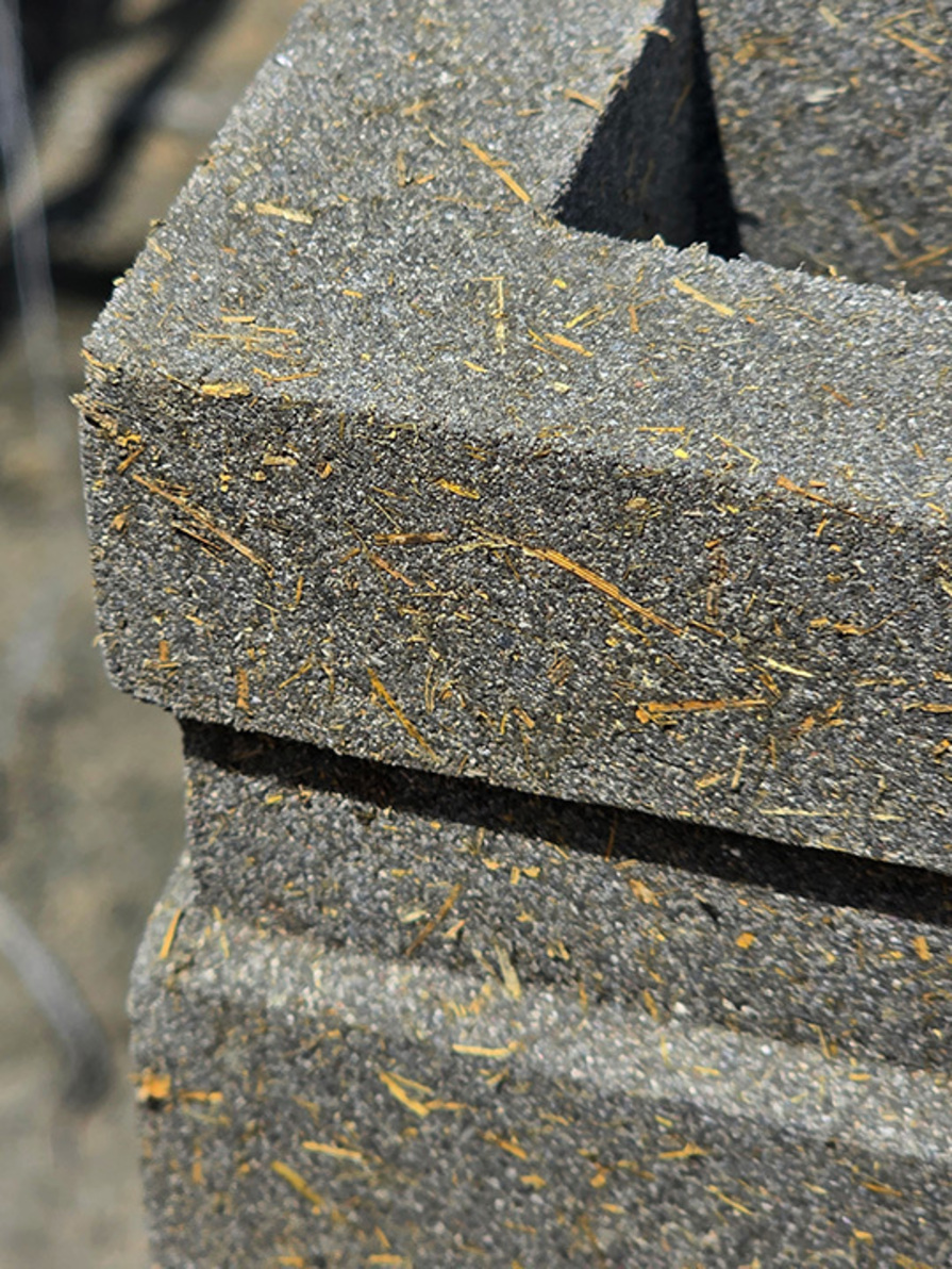Rice Straw Concrete Blocks -2