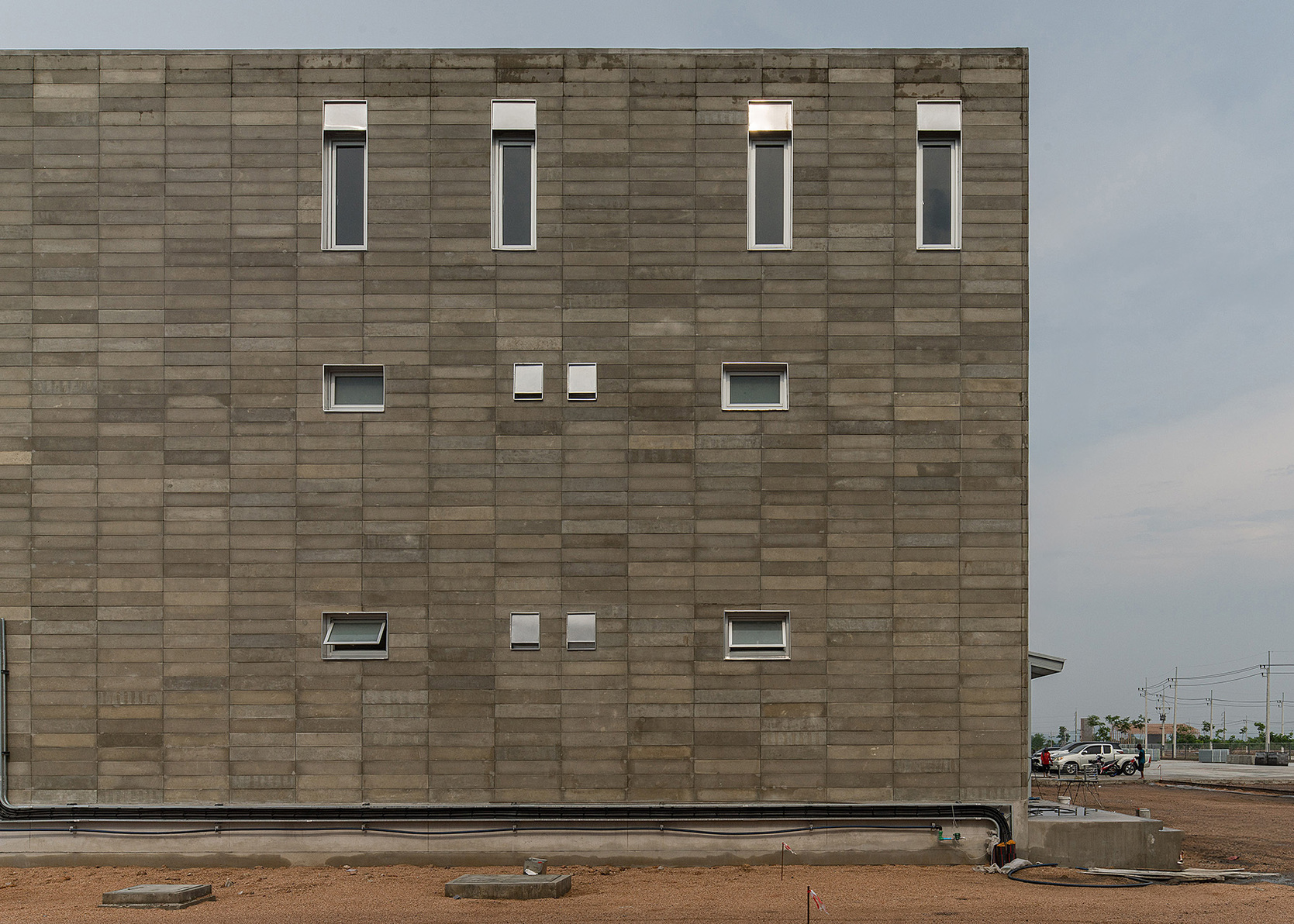 Rice Straw Concrete Blocks -4
