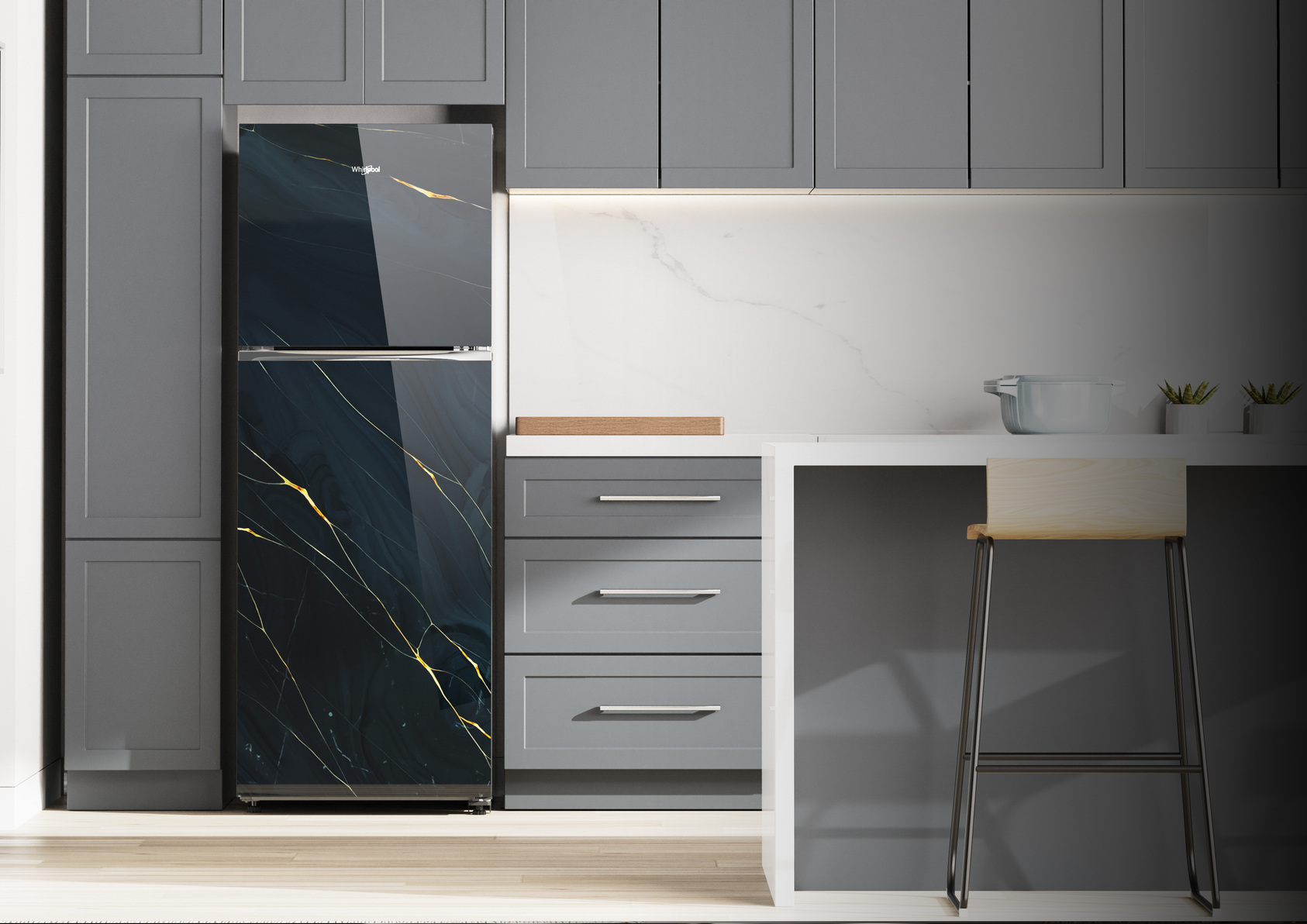 Whirlpool Lapis Grande Glass Door Refrigerator-5