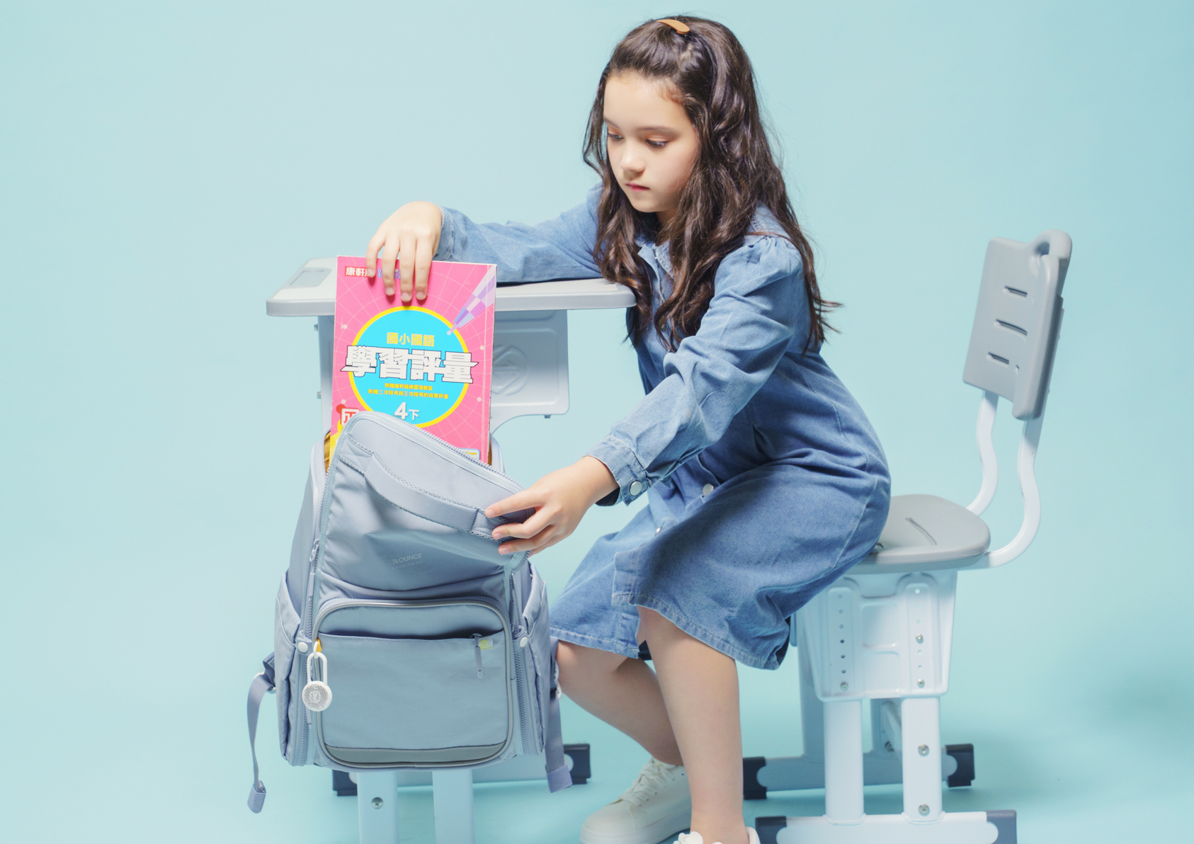 GAKU W Washable Load-Reducing School Backpack-3