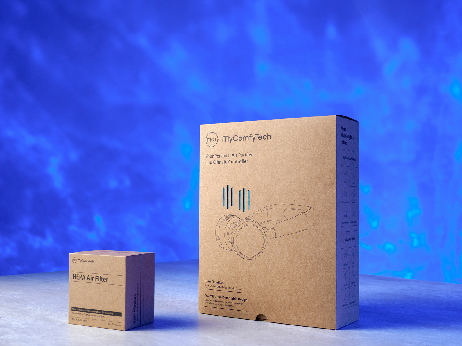 MyComfyTech Headset Air Purifier Packaging Mobile Air Purifier-1