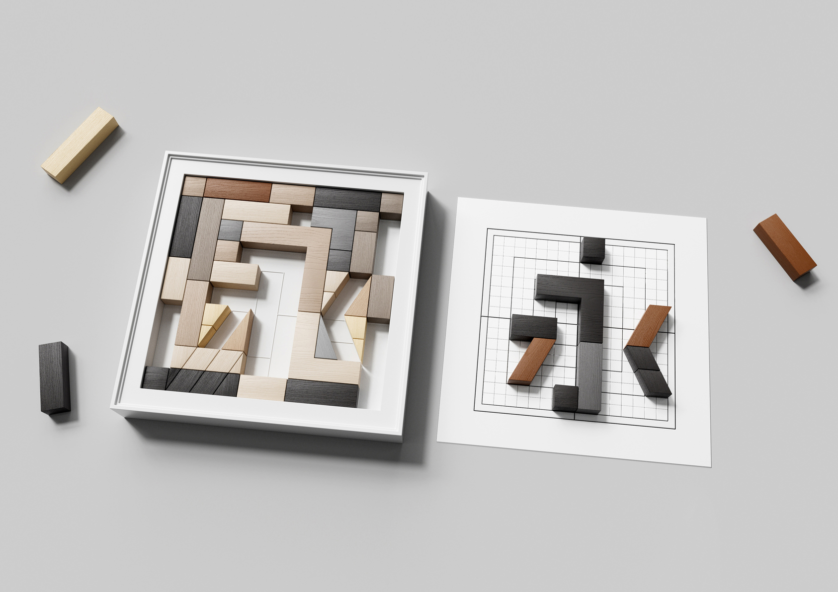Chinese character puzzle plate-3
