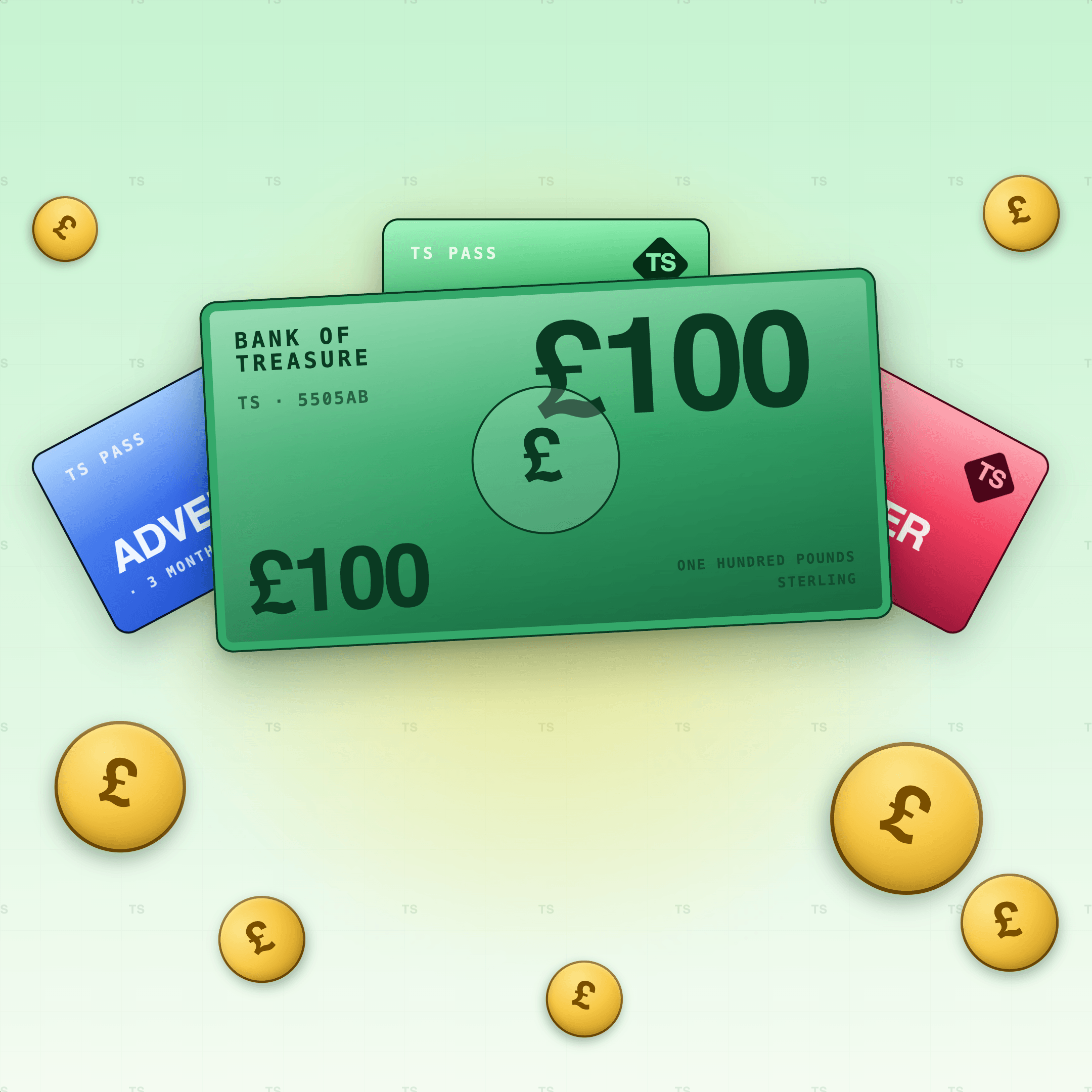 £100 Cash
