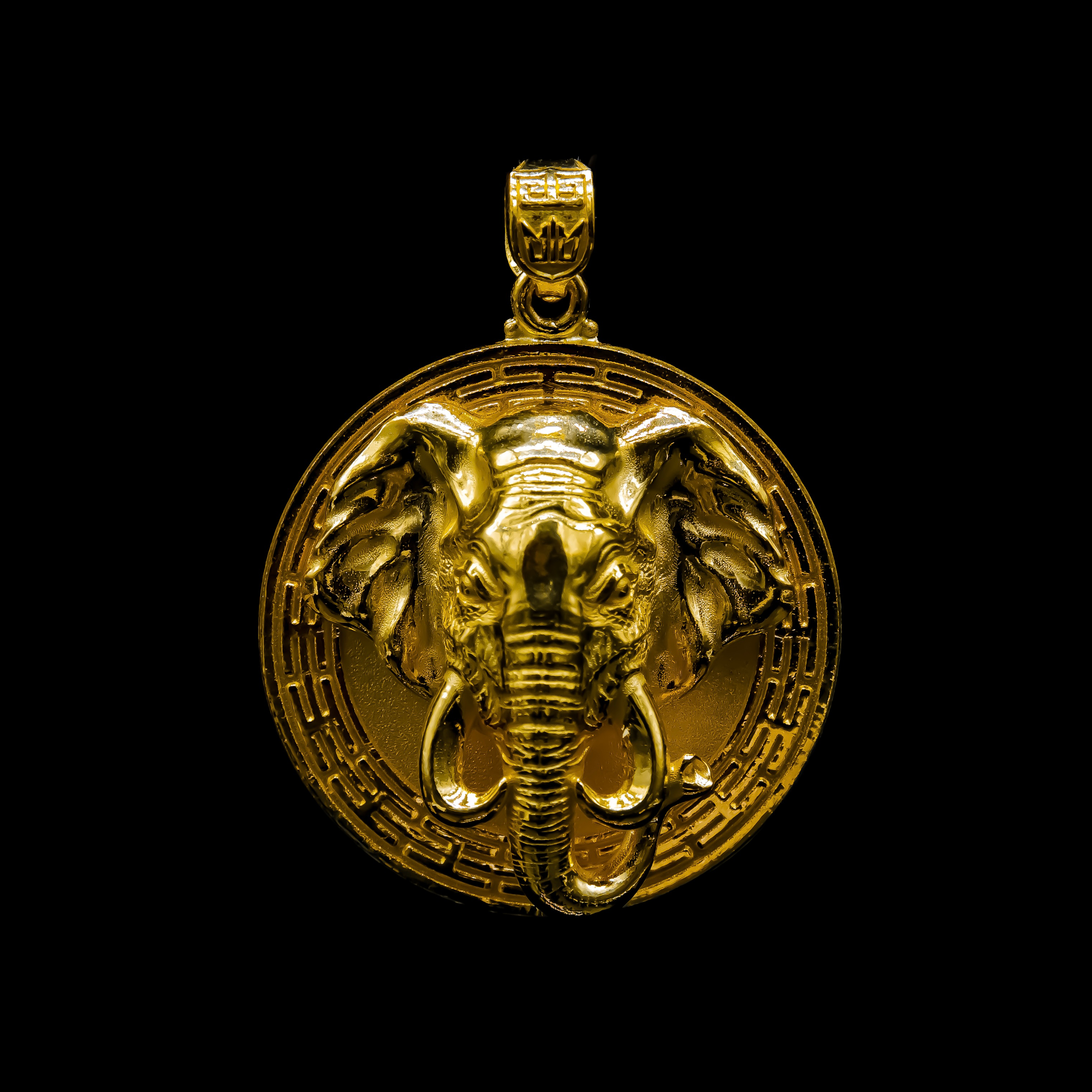 War Elephant Guardian Pendant 戰象圓盤護墜