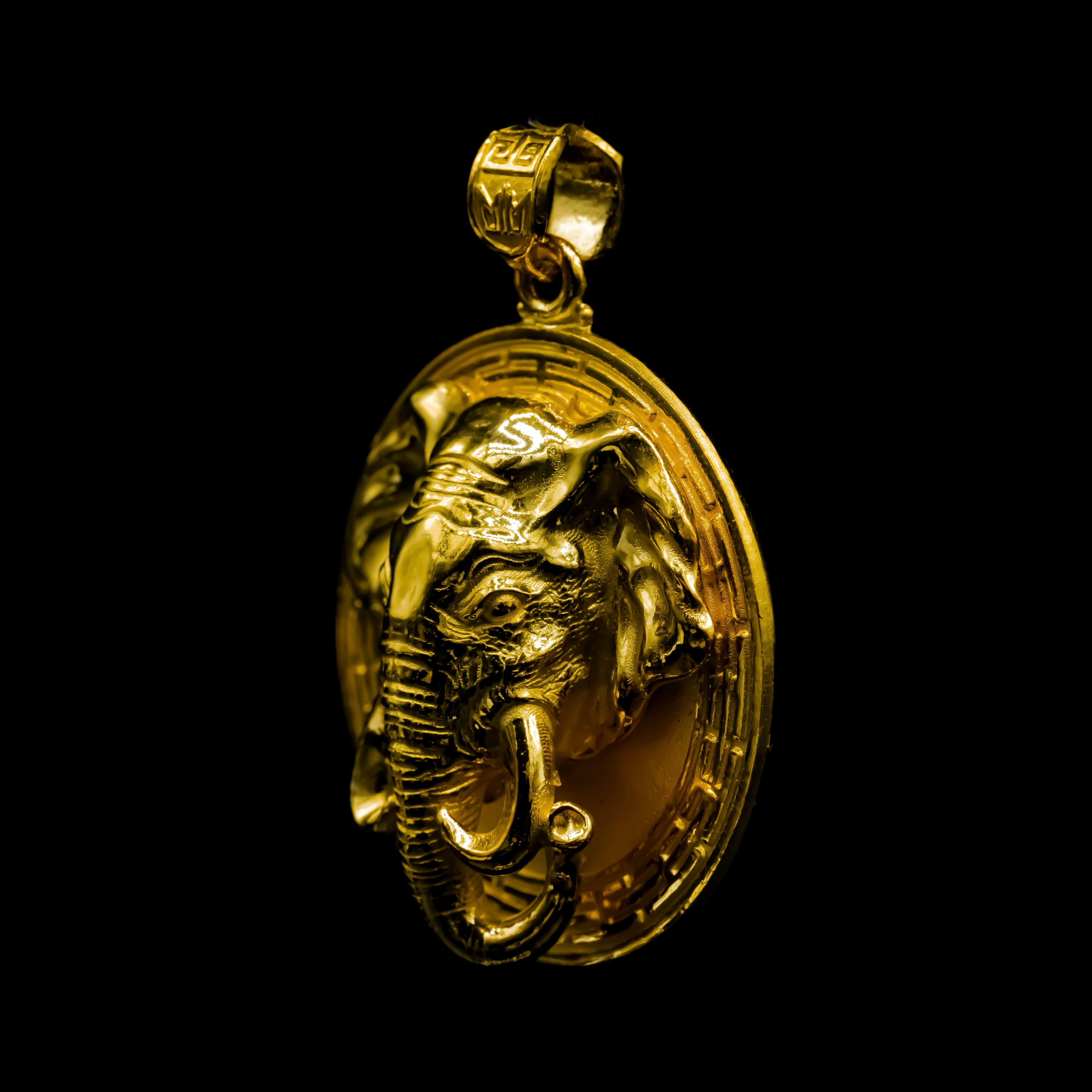 Alternative view of War Elephant Guardian Pendant 戰象圓盤護墜