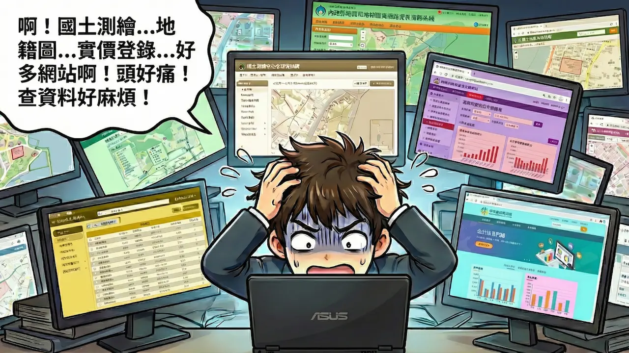 喵將軍專欄第 1 話第 1 張漫畫：查詢資料切換太多畫面讓人崩潰