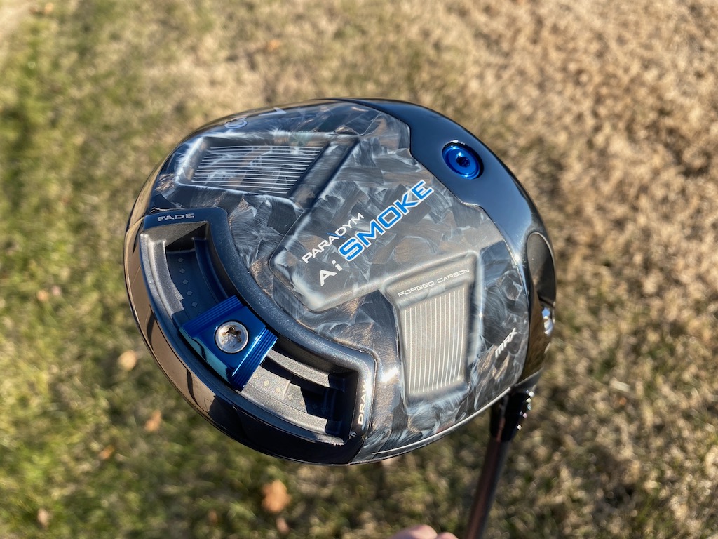 Callaway Paradym Ai Smoke Max driver sole