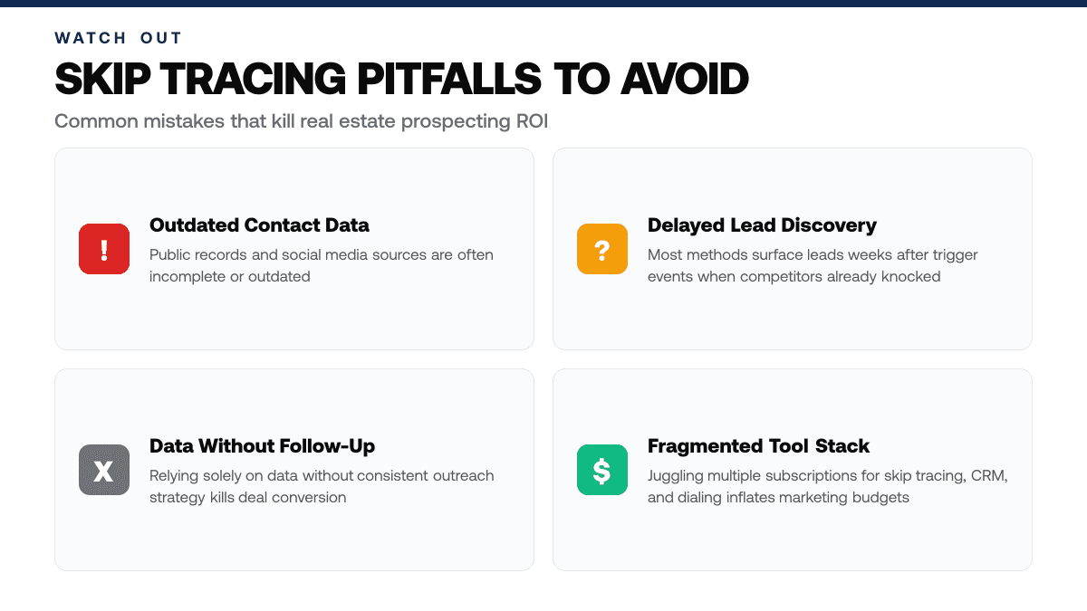 Skip Tracing Alternatives Propstream Real Estate 2026 — warning-callouts