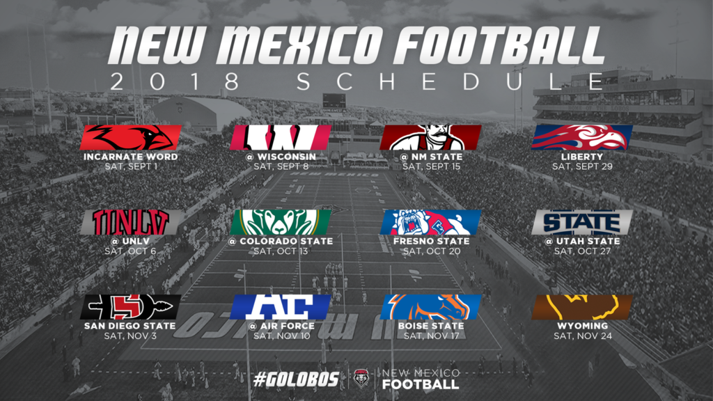 2018 Football Schedule