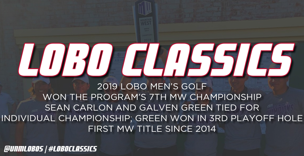 Lobo Classics - Men's Golf MW Championship (2019)