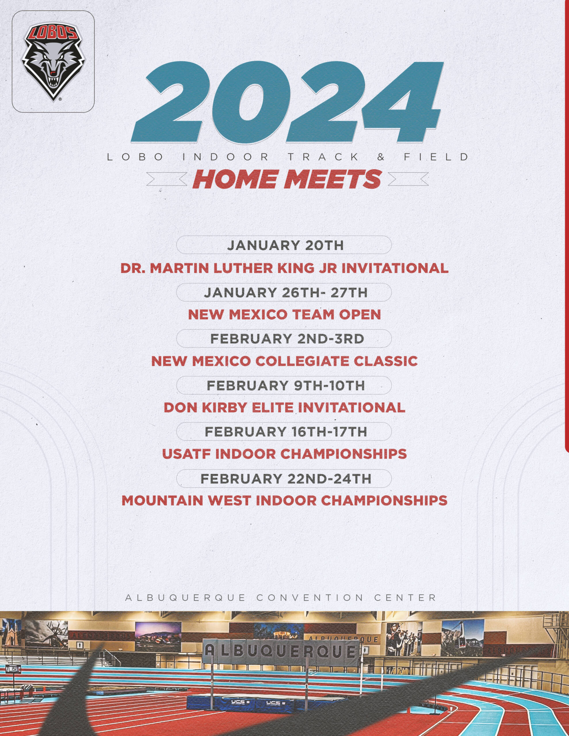 Home Track Info University of New Mexico Lobos athletics