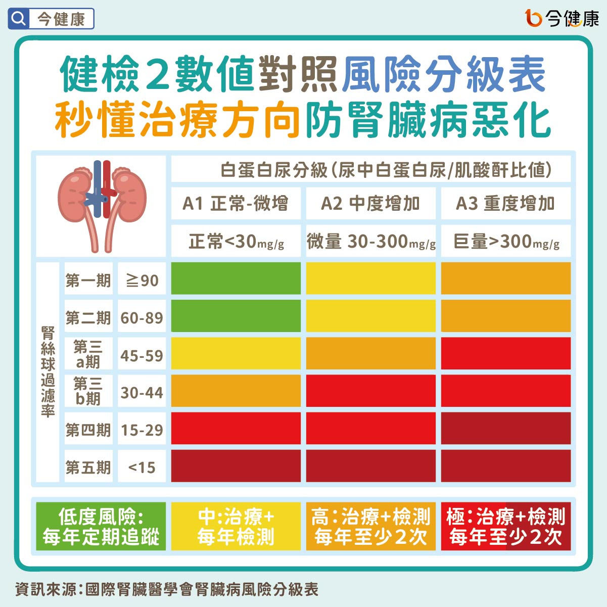 #吳麥斯 #趙家德 #慢性腎臟病風險分級表 #腎臟病 #洗腎 #泡泡尿 #泡泡 #尿