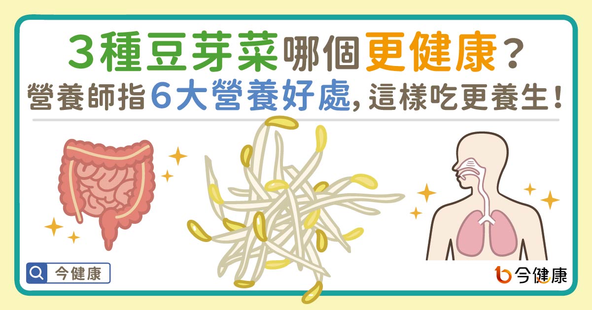 ３種豆芽菜哪個更健康？營養師指６大營養好處，這樣吃更養生！