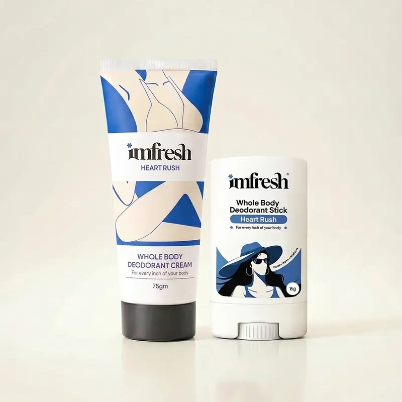 imfresh Heart Rush Cream + Heart Rush Deostick Combo