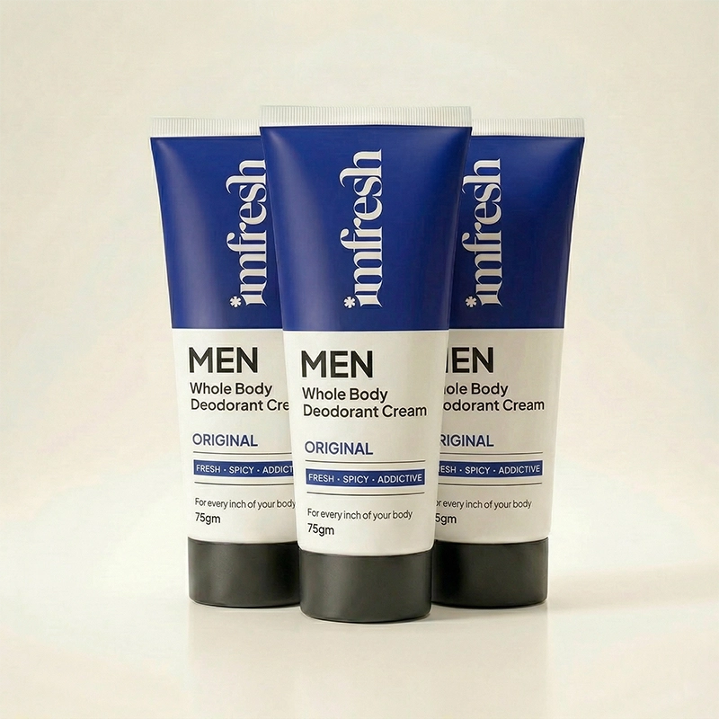 imfresh Men (Original) Deodorant Cream | Pack of 3