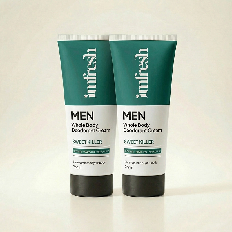 imfresh Men (Sweet Killer) Deodorant Cream | Pack of 2