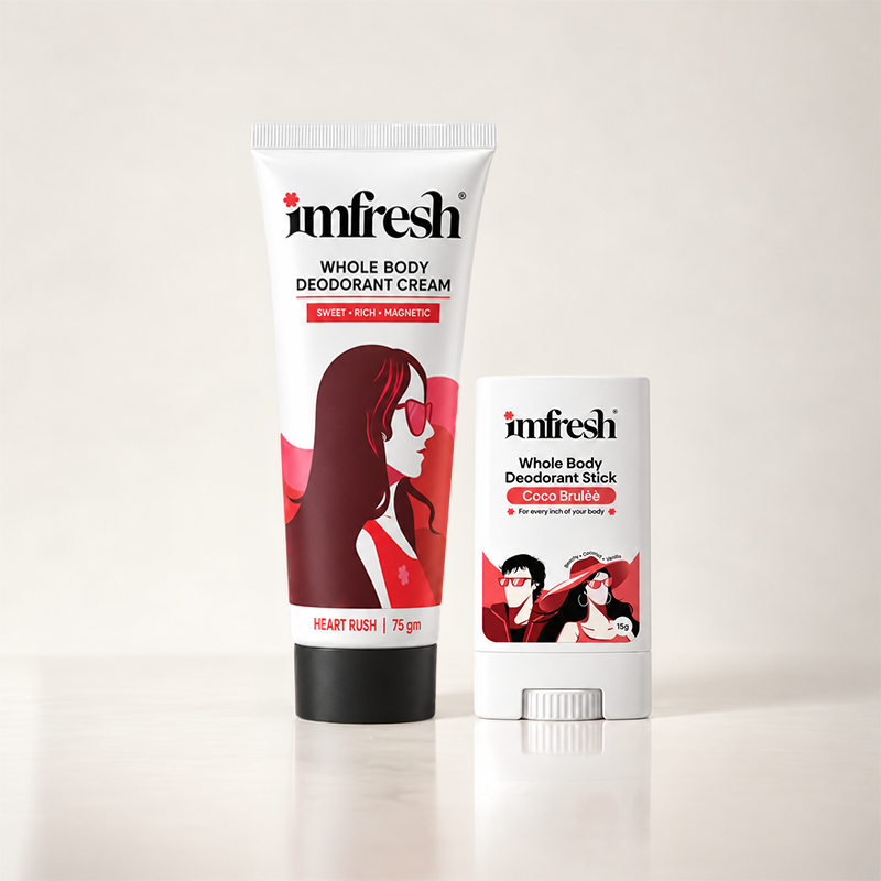 imfresh Heart Rush Cream + Coco Bruleè Deostick Combo