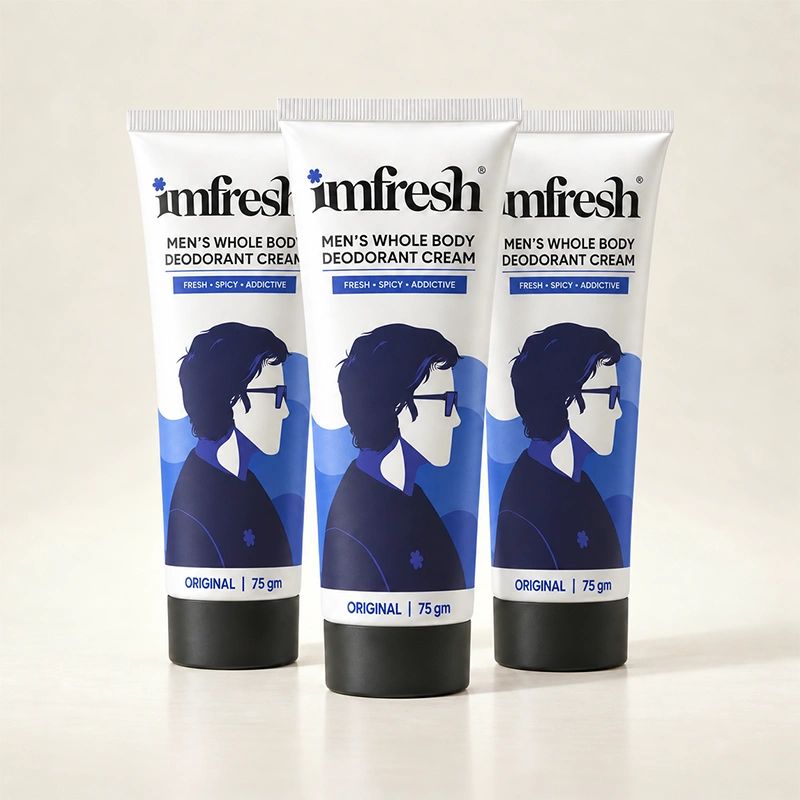 imfresh Men (Original) Deodorant Cream | Pack of 3