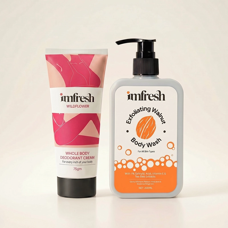 imfresh Wildflower Deodorant Cream & Exfoliating Body Wash