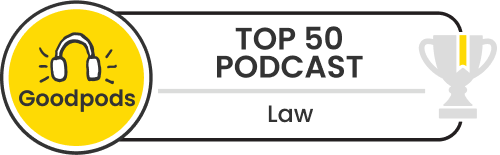 goodpods top 100 law podcasts