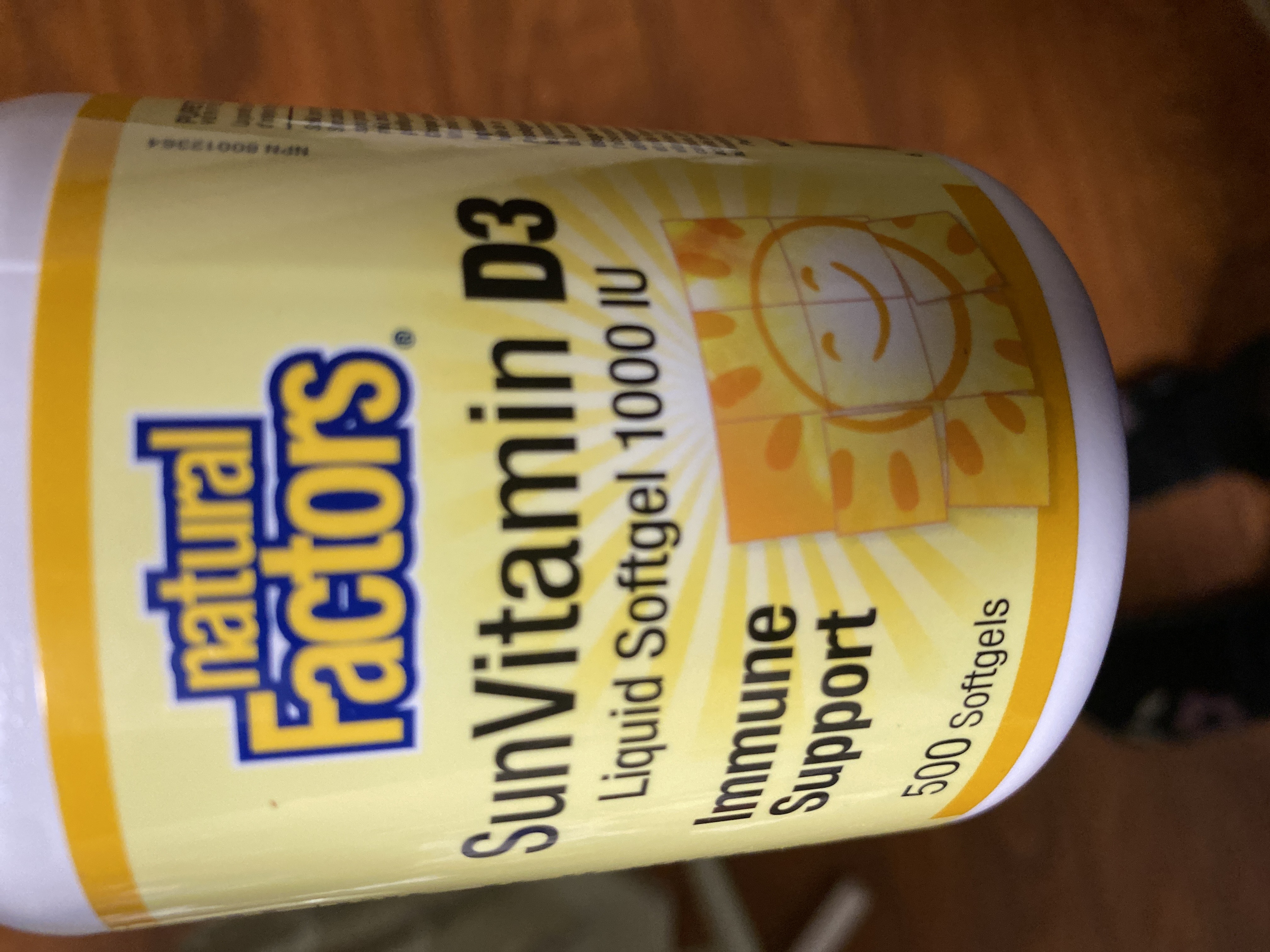 Natural Factors SunVitamin D3 1000 IU