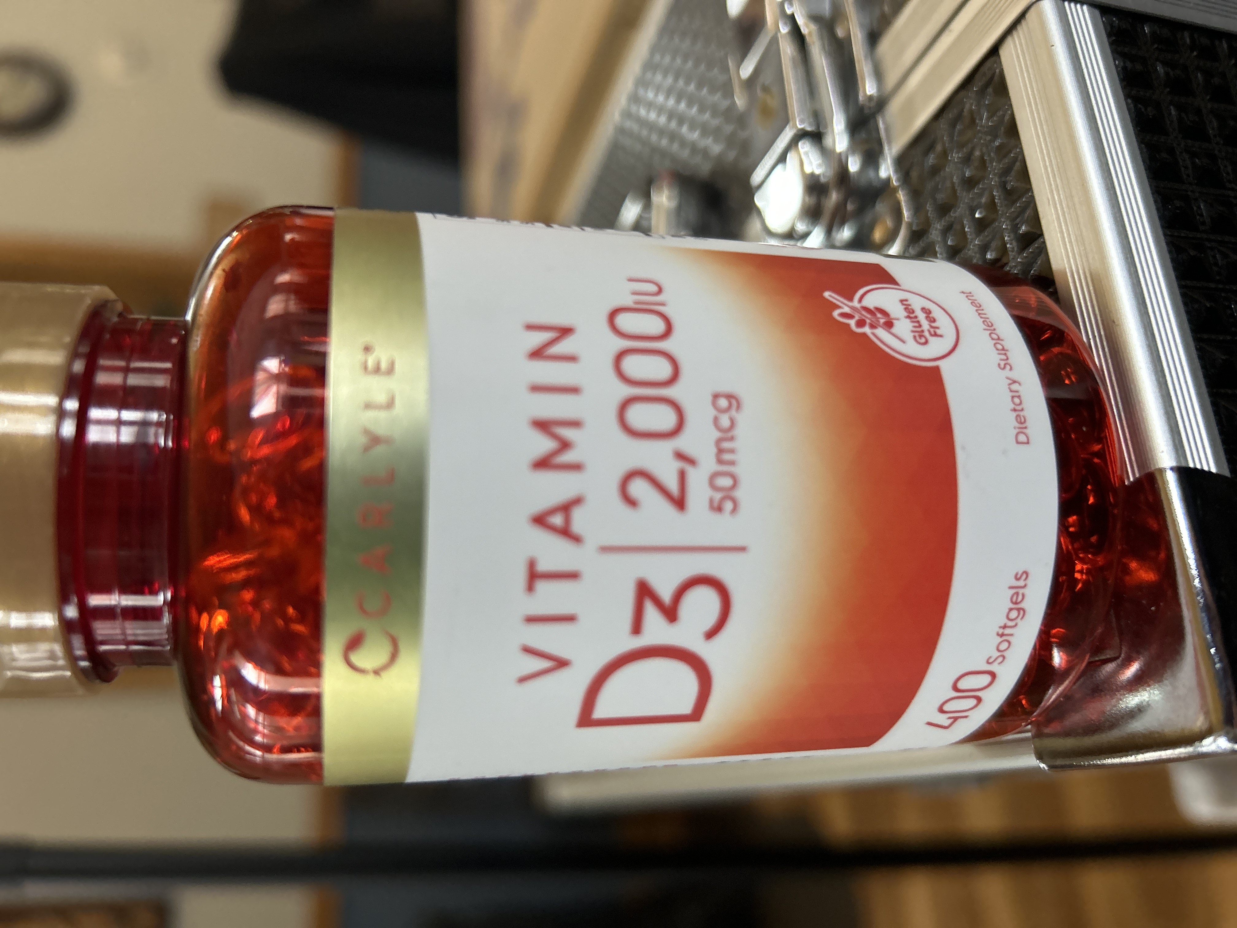 Carlyle Vitamin D3 2,000 IU (50 mcg)