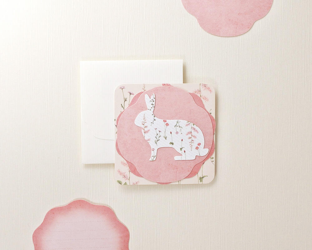 ポストカード 手描きイラスト《 冬を纏う 》オリジナル