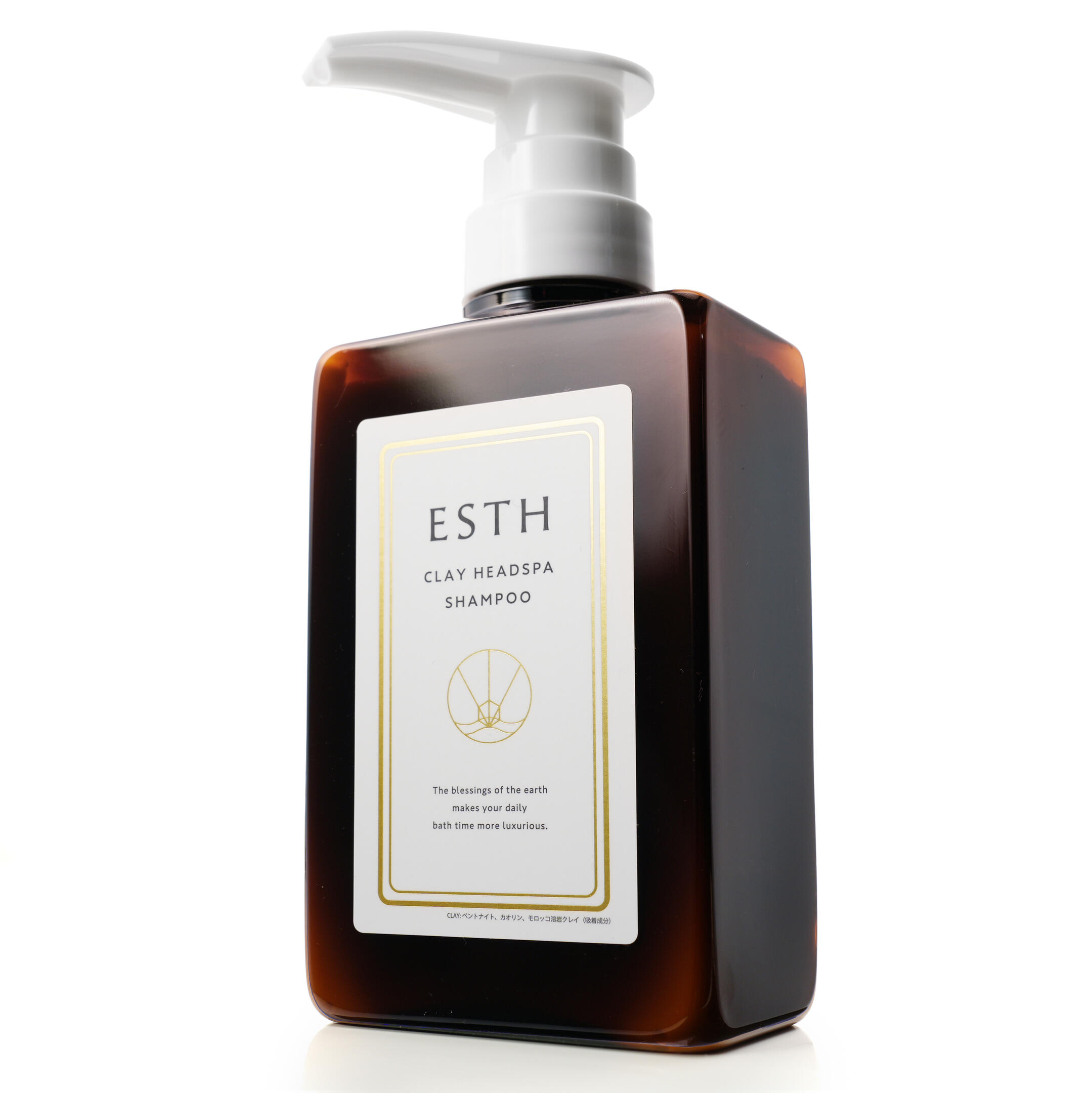 ESTH クレイヘッドスパシャンプー 380g 新体験！サロン級の気持ちよさ