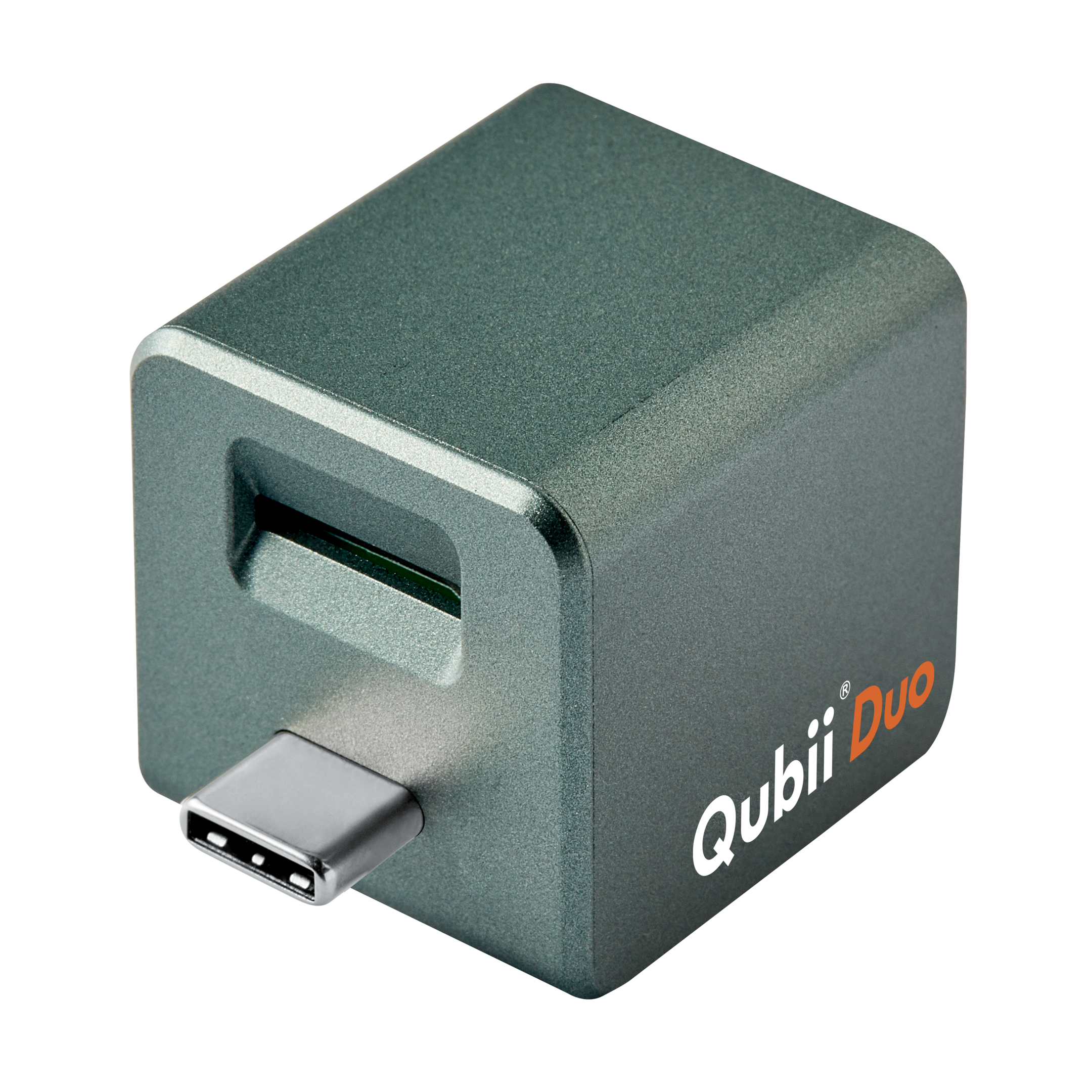 Qubii Duo USB-C ミッドナイトグリーン の商品ページ - goooodsの