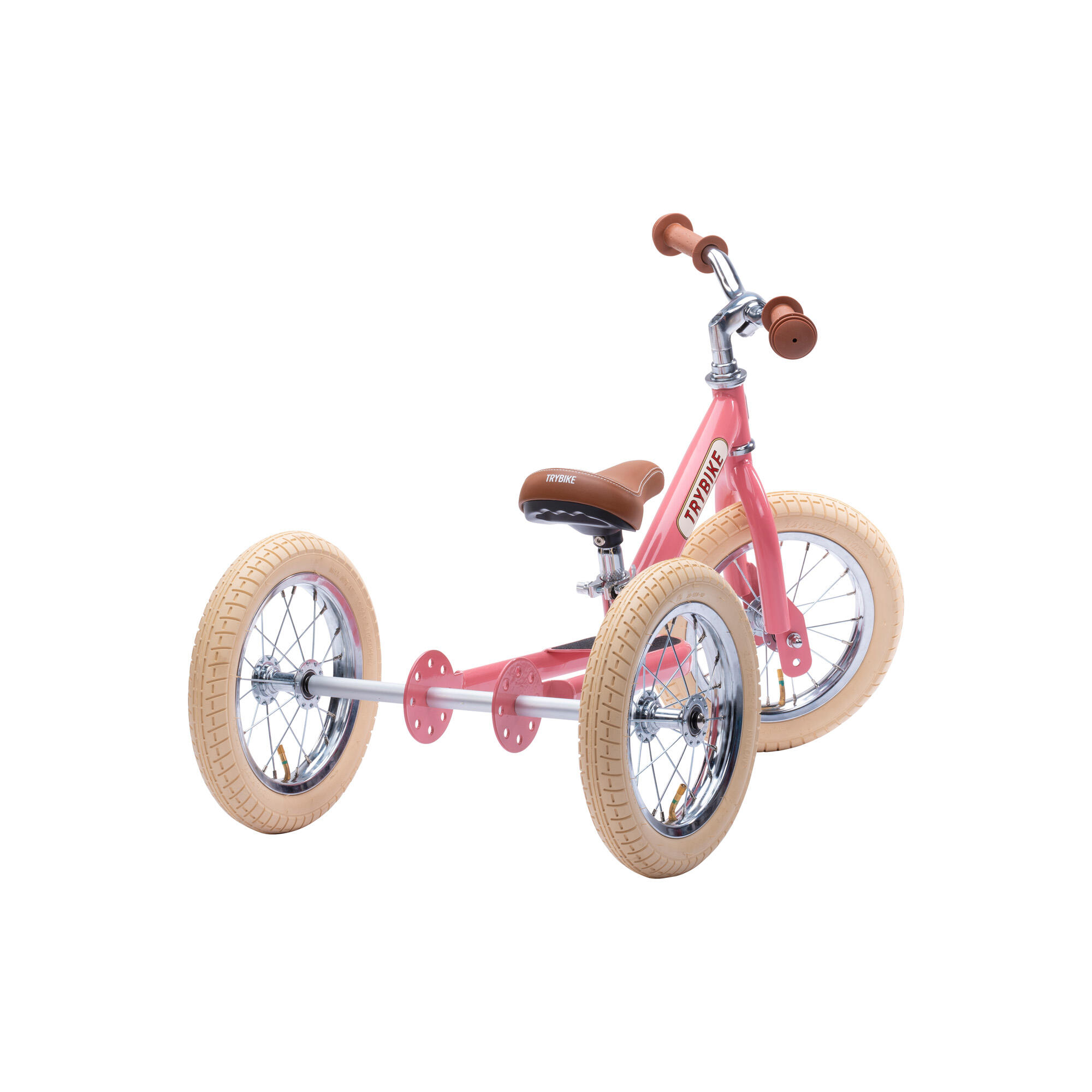 入手困難　お洒落　可愛い　ピンク　TRYBIKE トライク3輪　2輪に変身可 入手困難 お洒落 可愛い ピンク TRYBIKE トライク3輪 2輪に変身