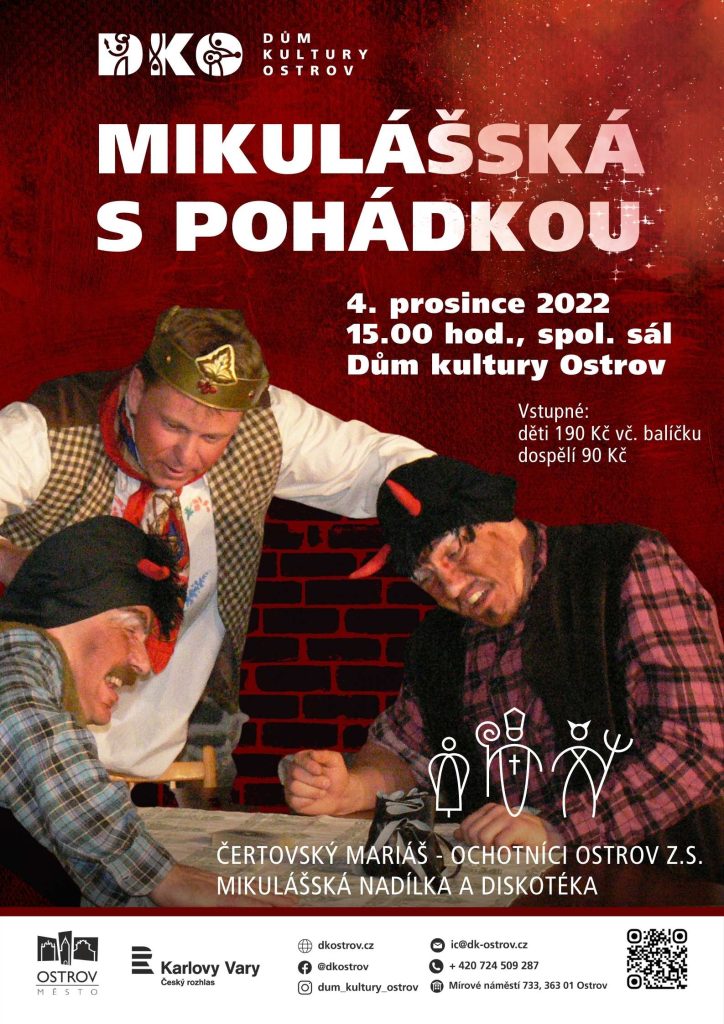 DŮM KULTURY OSTROV - MIKULÁŠSKÁ S POHÁDKOU