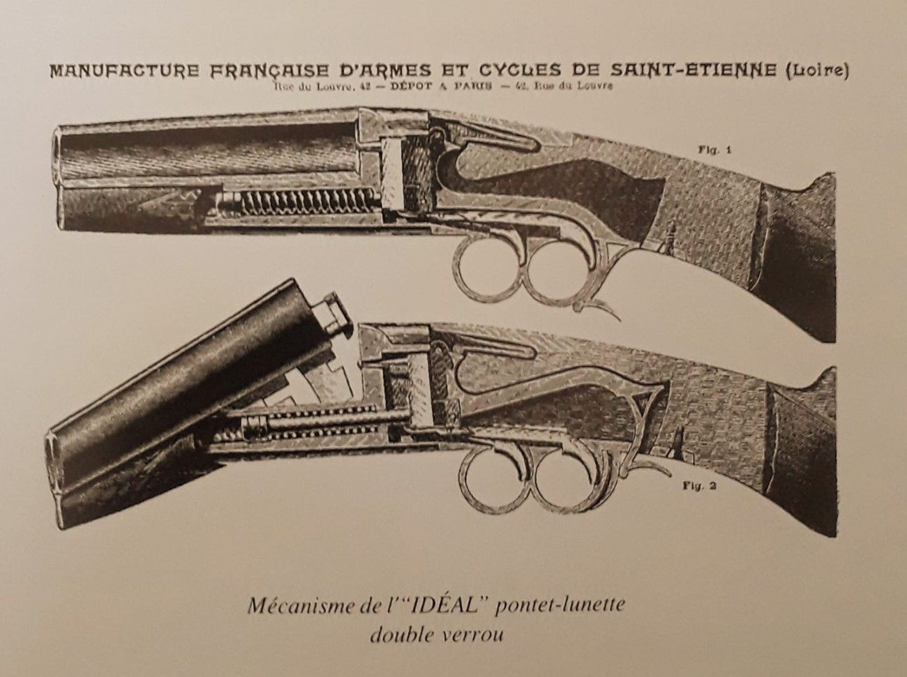 double barrel shotgun sketch