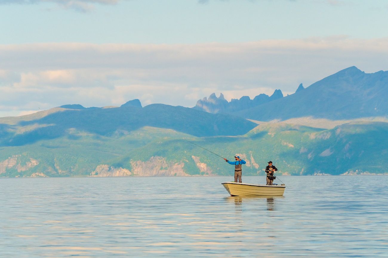 halibut on the fly!