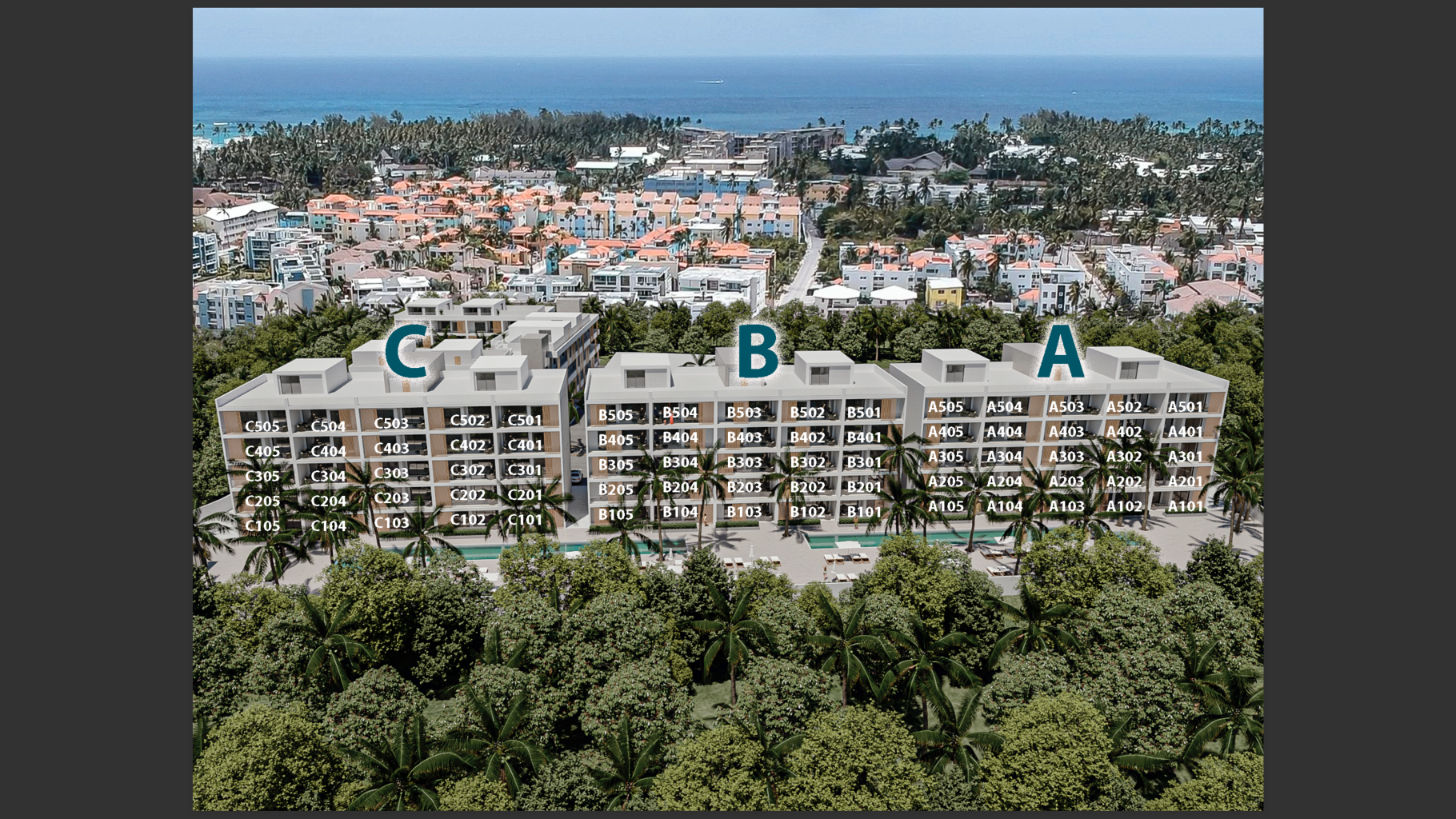 Punta Cana Beach Condos For Sale | BORN 2 BDR PH Rooftop | High ROI – El Cortecito