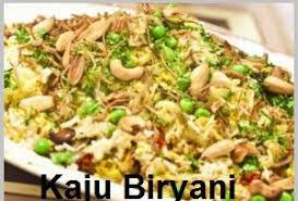 Kaju Biryani