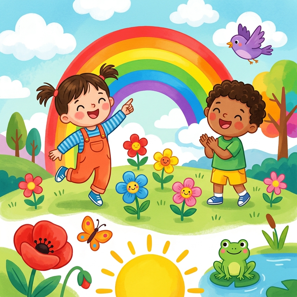 Illustration for I See Colors: I see colors!